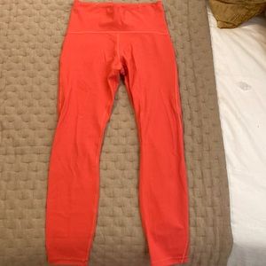 Lululemon 25” legging size 6 worn once